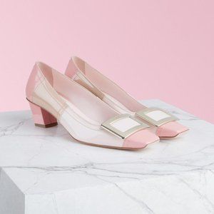 Authentic! Roger Vivier Belle Vivier Tartan Pumps